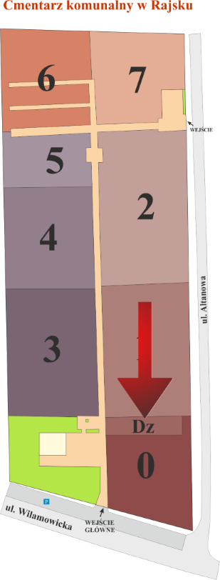 Brak mapy sektorowej