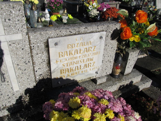 Stanisław Bakałarz 1897 Oświęcim Gmina - Grobonet - Wyszukiwarka osób pochowanych