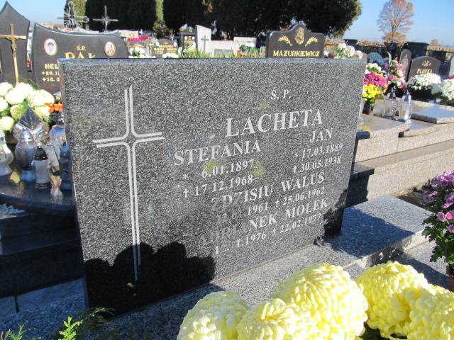 Stefania Lacheta 1897 Oświęcim Gmina - Grobonet - Wyszukiwarka osób pochowanych