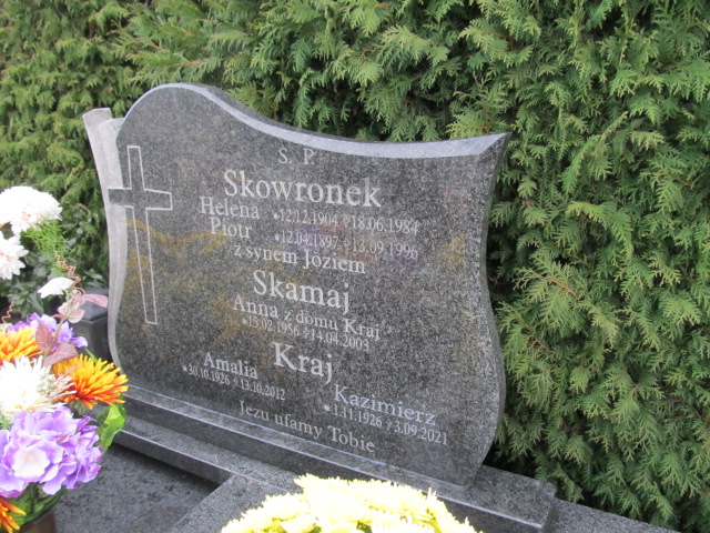Piotr Skowronek 1897 Oświęcim Gmina - Grobonet - Wyszukiwarka osób pochowanych