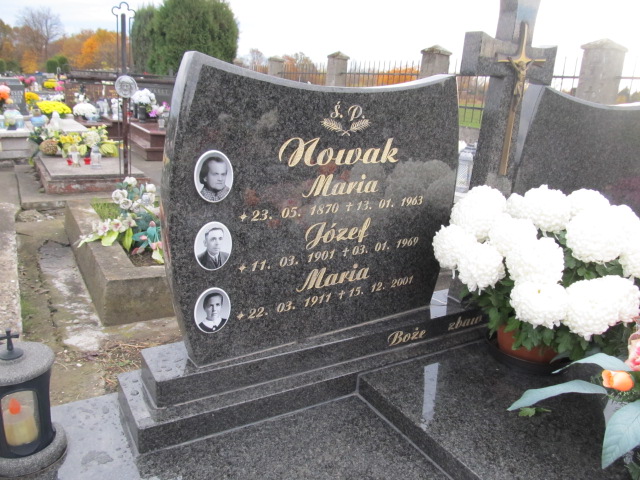 Maria Nowak 1911 Oświęcim Gmina - Grobonet - Wyszukiwarka osób pochowanych
