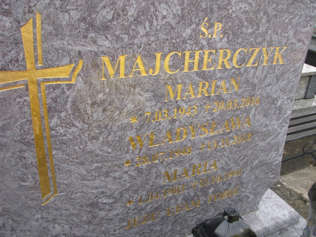 Maria Majcherczyk 1903 Oświęcim Gmina - Grobonet - Wyszukiwarka osób pochowanych