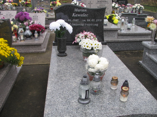 Grób Marian Kawalec