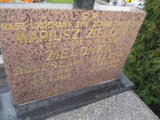 Helena Zielonka 1944 Oświęcim Gmina - Grobonet - Wyszukiwarka osób pochowanych